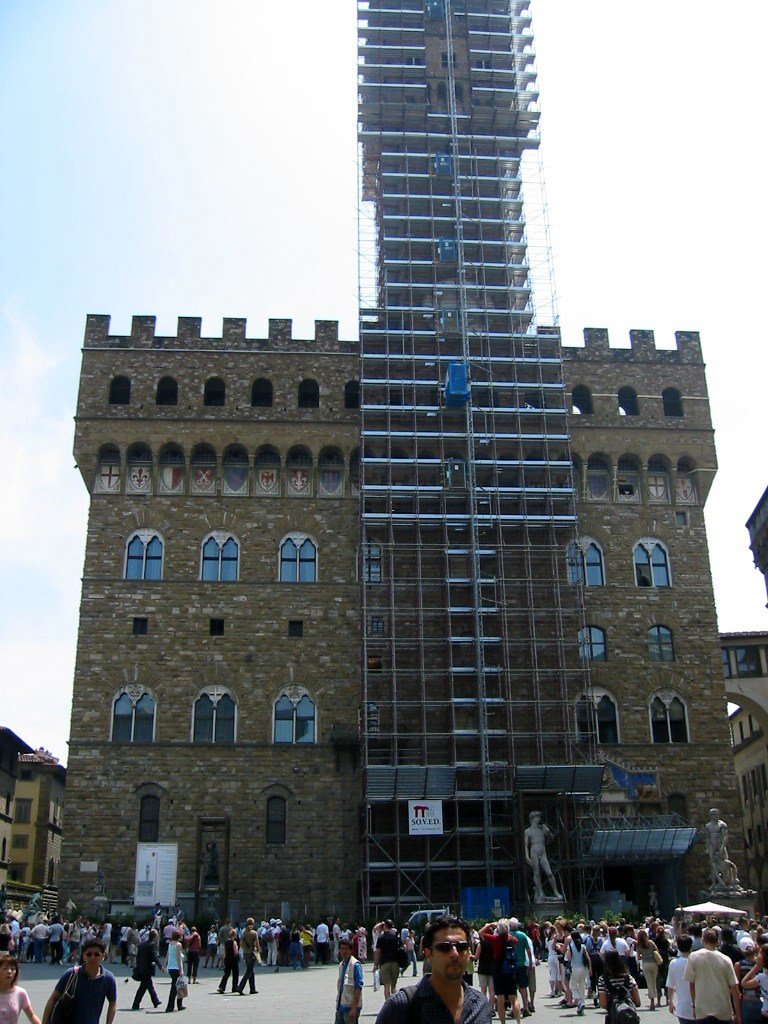 The front of the Palazzo Vecchio
